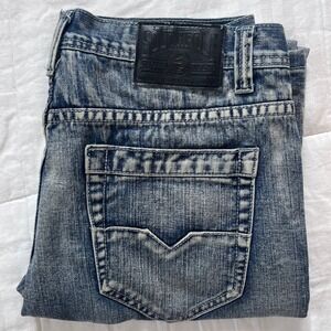 Southpole Moto Jeans Skinny Fit Mens Size 32x32‎ Light/Medium Wash Biker Street